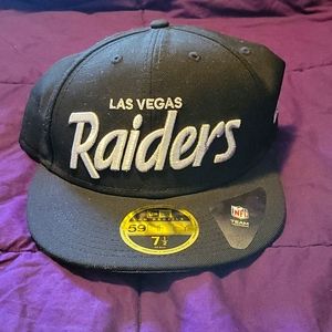 Las Vegas Raiders Hat,  size: 7 1/2, color: black
